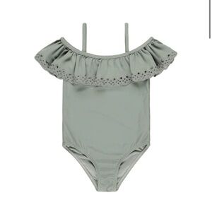 Rylee + Cru | Eucalyptus Off The Shoulder One Piece